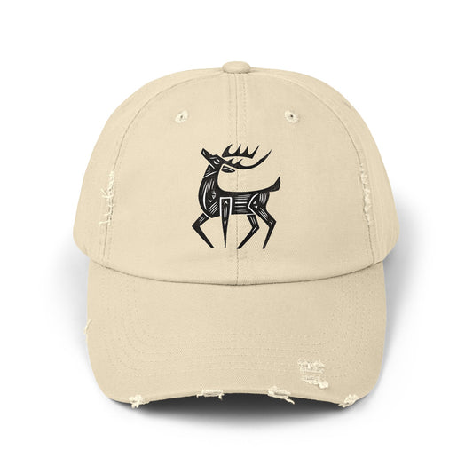 Spirit Animal Cap - Stag | Noble presence, renewal, dignified leadership; grace under pressure.