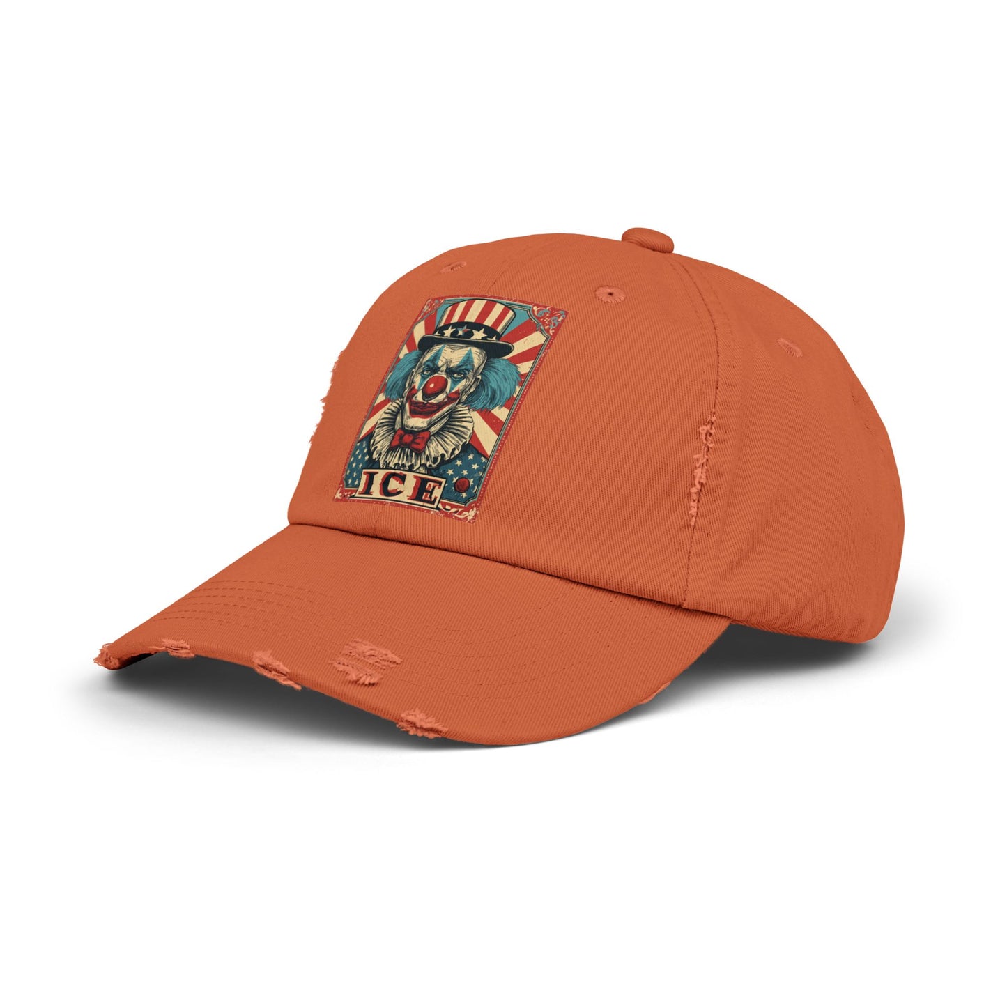 Liberaza: Activist Wear | MAGA Clown | Distressed all cotton cap | Made in the USA