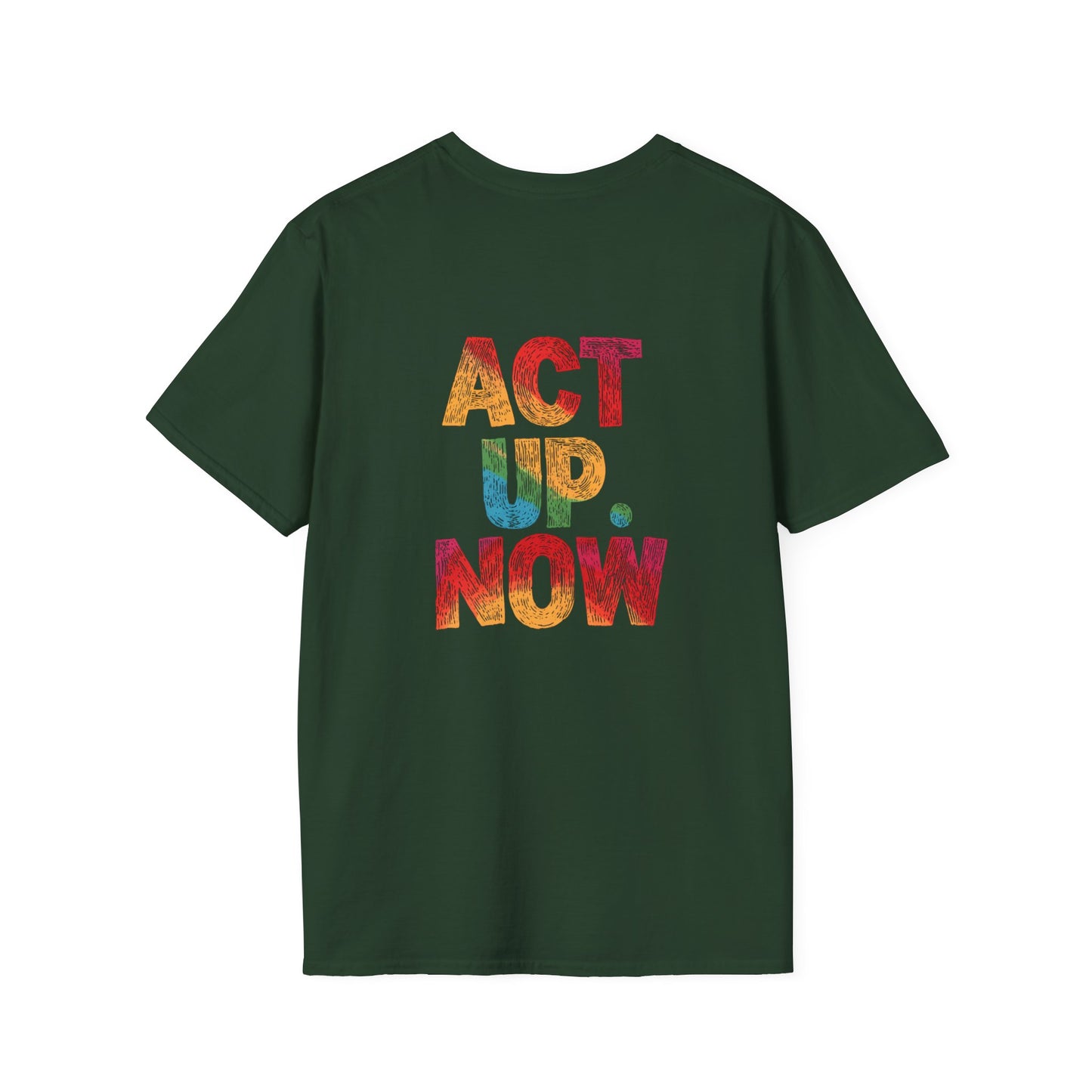 Liberaza: ACT UP NOW Softstyle T-Shirt