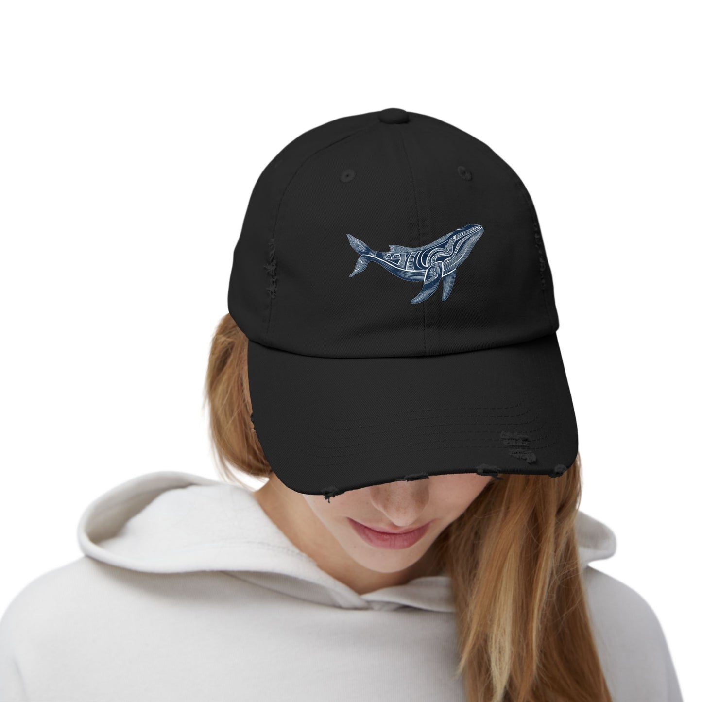 Spirit Animal Cap - Whale | Ancient memory, depth, song; big feelings held with strength.