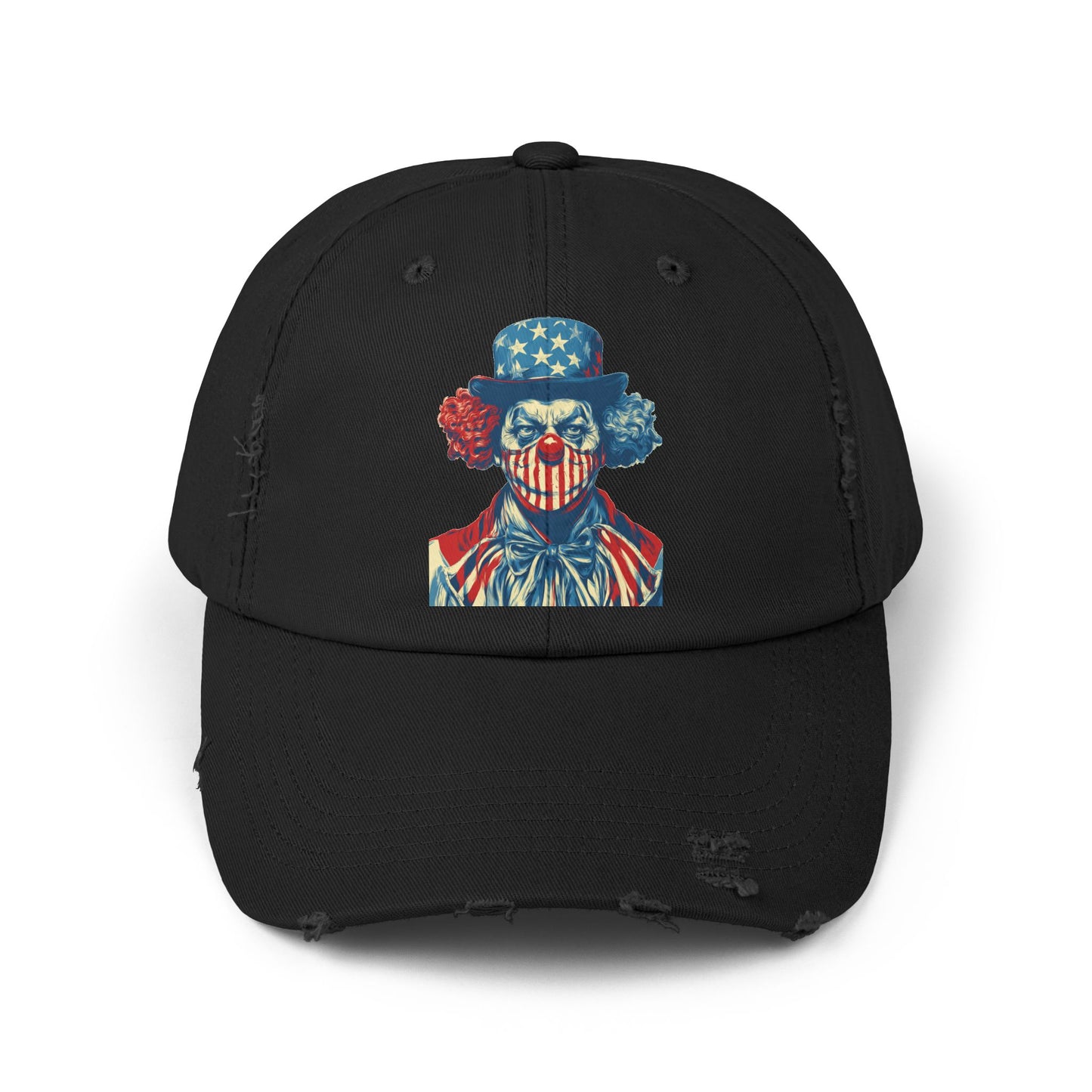 Liberaza: Activist Wear | MAGA Clown | Distressed all cotton cap | Made in the USA