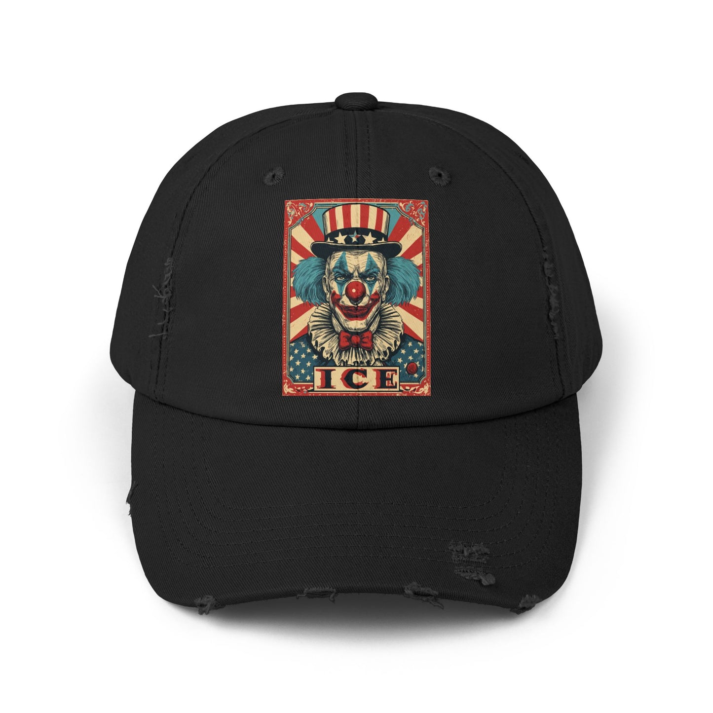 Liberaza: Activist Wear | MAGA Clown | Distressed all cotton cap | Made in the USA