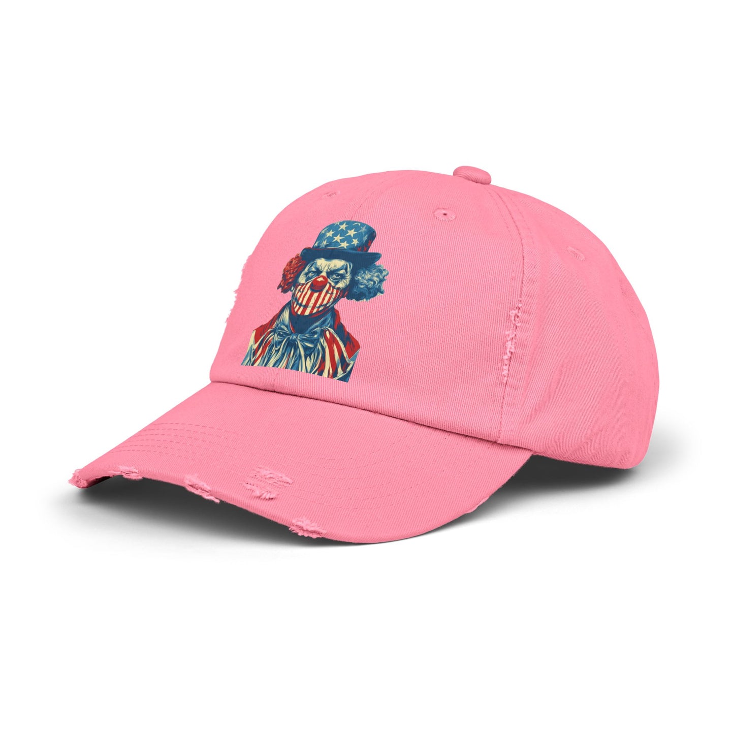 Liberaza: Activist Wear | MAGA Clown | Distressed all cotton cap | Made in the USA