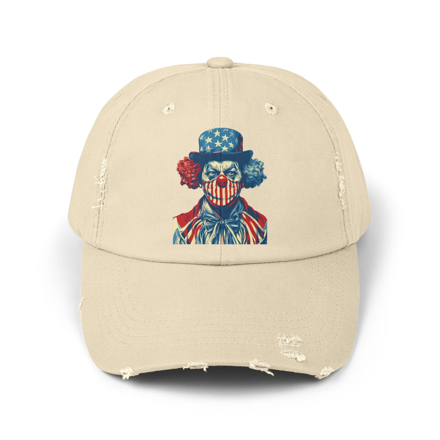 Liberaza: Activist Wear | MAGA Clown | Distressed all cotton cap | Made in the USA
