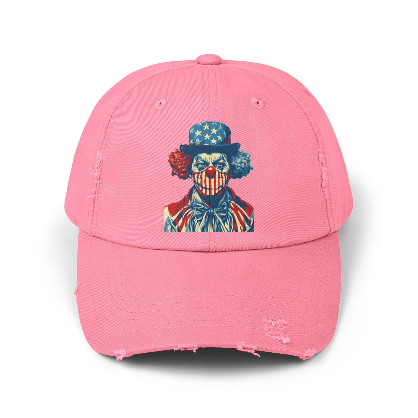 Liberaza: Activist Wear | MAGA Clown | Distressed all cotton cap | Made in the USA