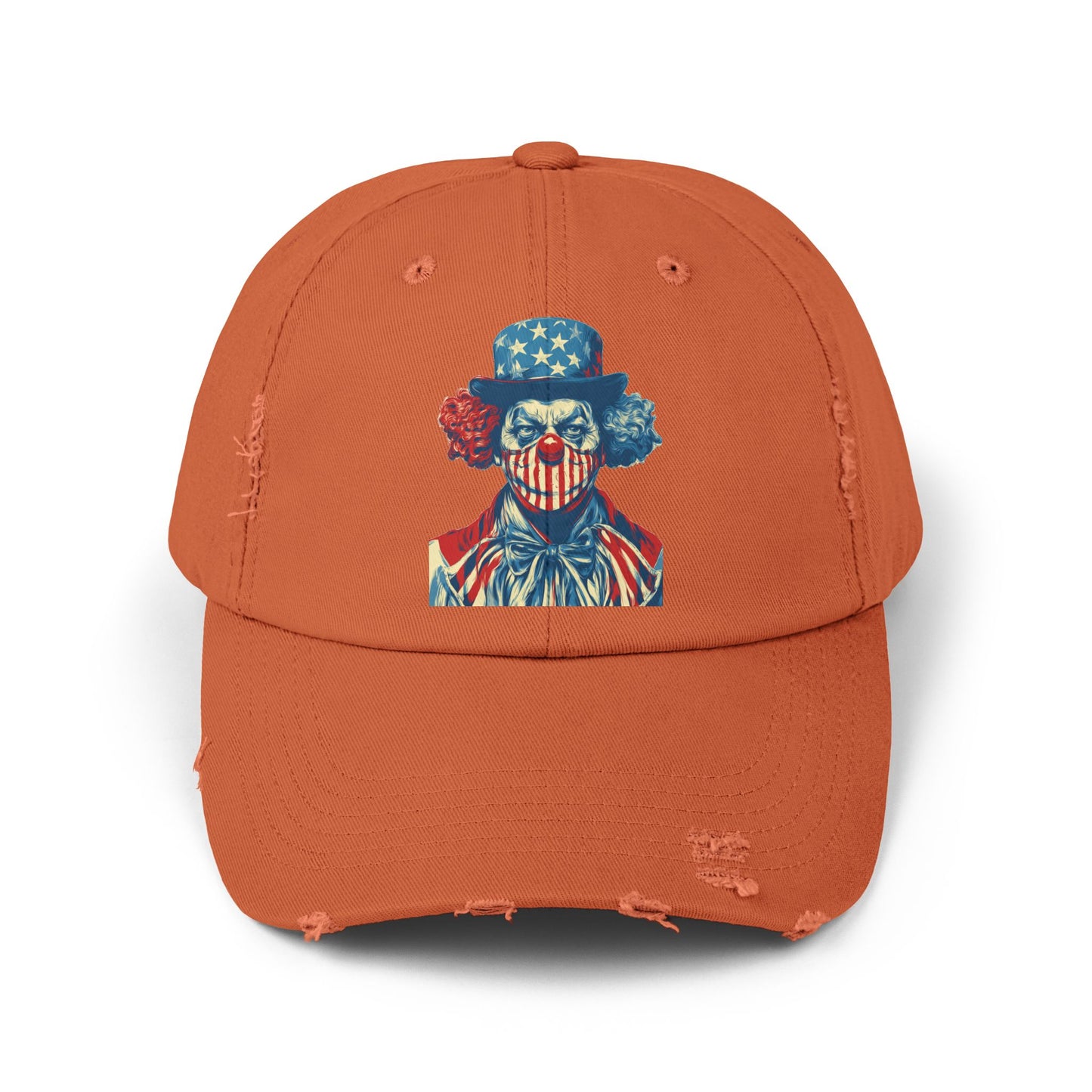 Liberaza: Activist Wear | MAGA Clown | Distressed all cotton cap | Made in the USA
