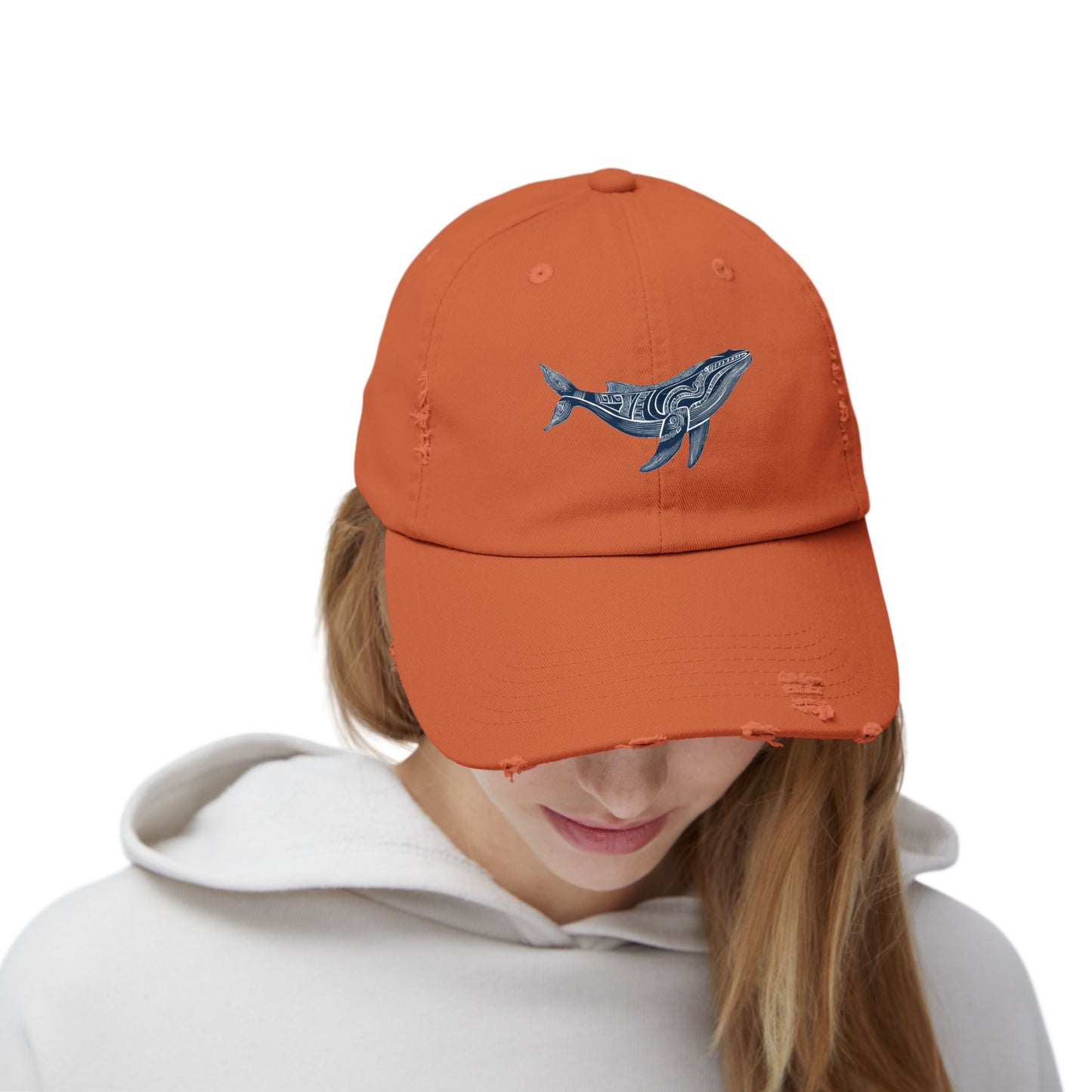 Spirit Animal Cap - Whale | Ancient memory, depth, song; big feelings held with strength.