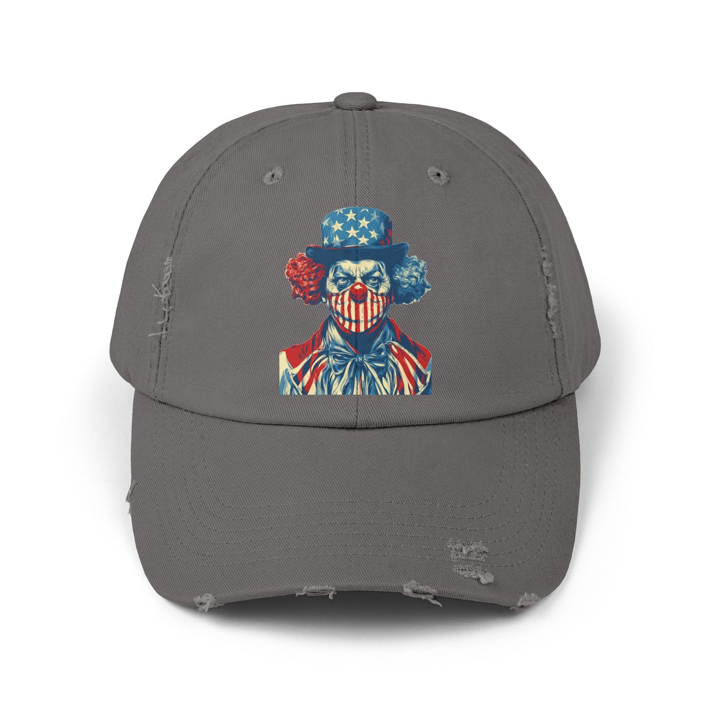 Liberaza: Activist Wear | MAGA Clown | Distressed all cotton cap | Made in the USA