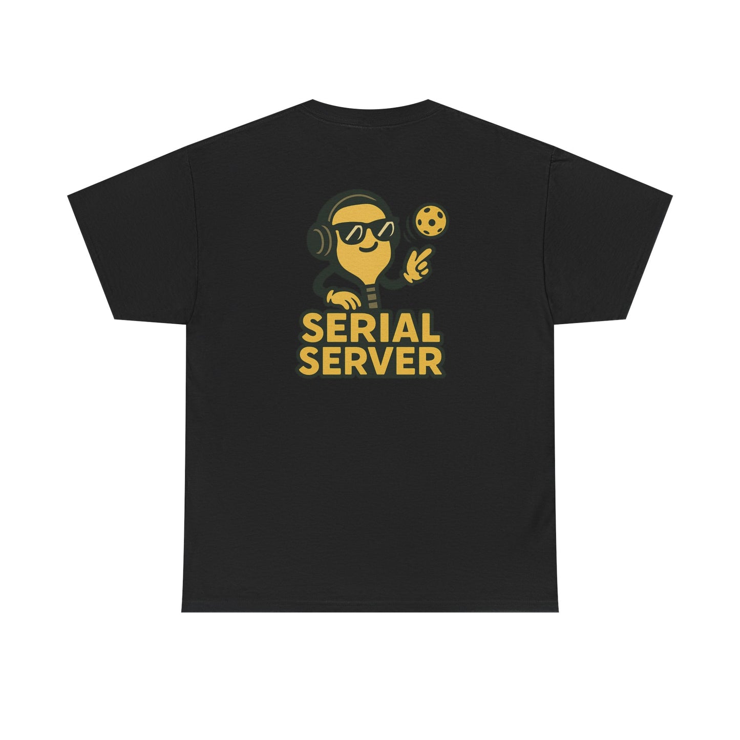 Pickleball: Unisex Heavy Cotton Tee with 'Serial Server' on the back Design, Cool Casual Tee for Food Lovers, Gamer Gift, Unique Graphic T-Shirt, Summer [...]