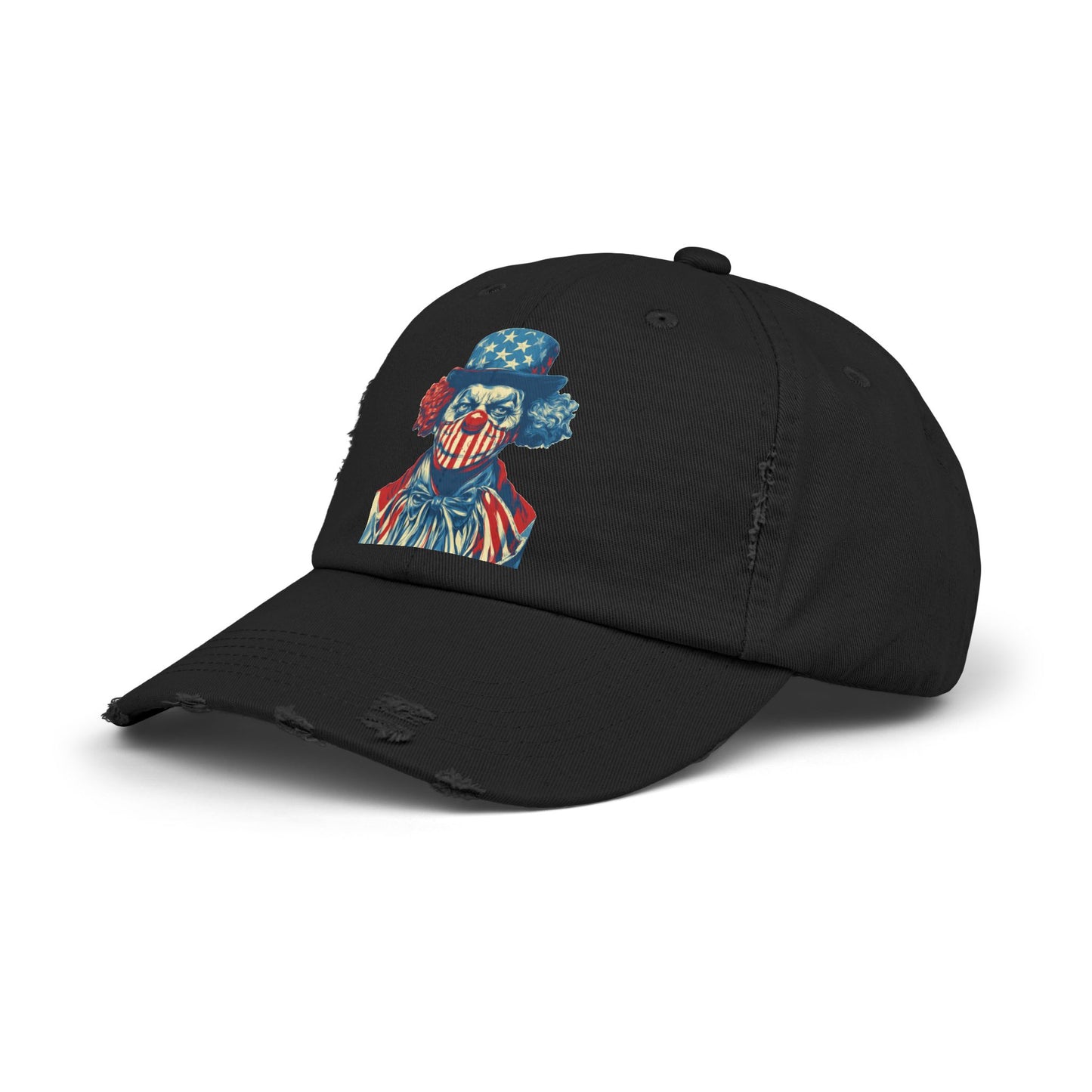 Liberaza: Activist Wear | MAGA Clown | Distressed all cotton cap | Made in the USA