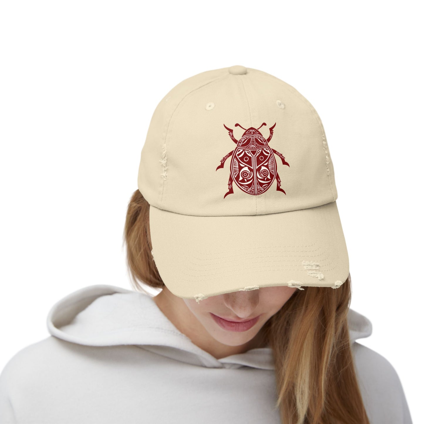 Spirit Animal Cap - Ladybug | Good fortune, cheerful protection, small joys that add up.