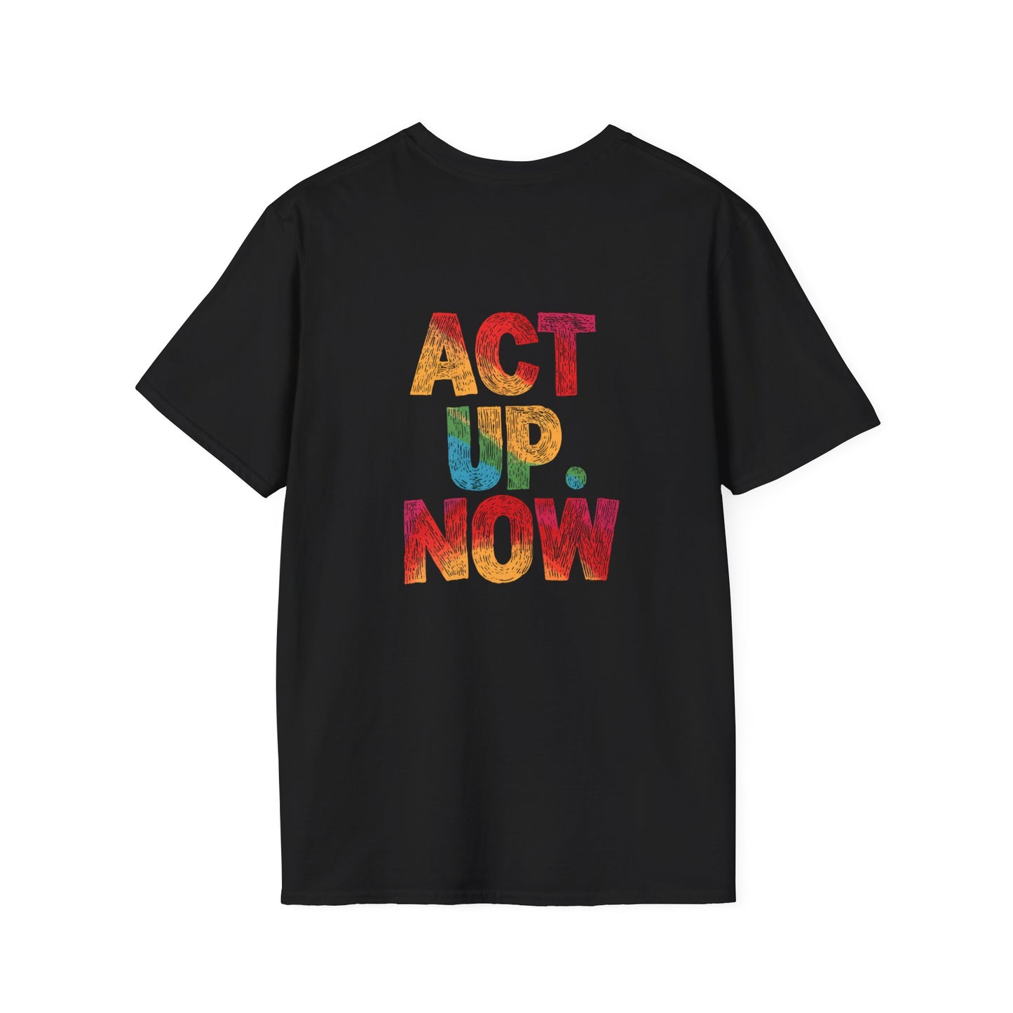 Liberaza: ACT UP NOW Softstyle T-Shirt