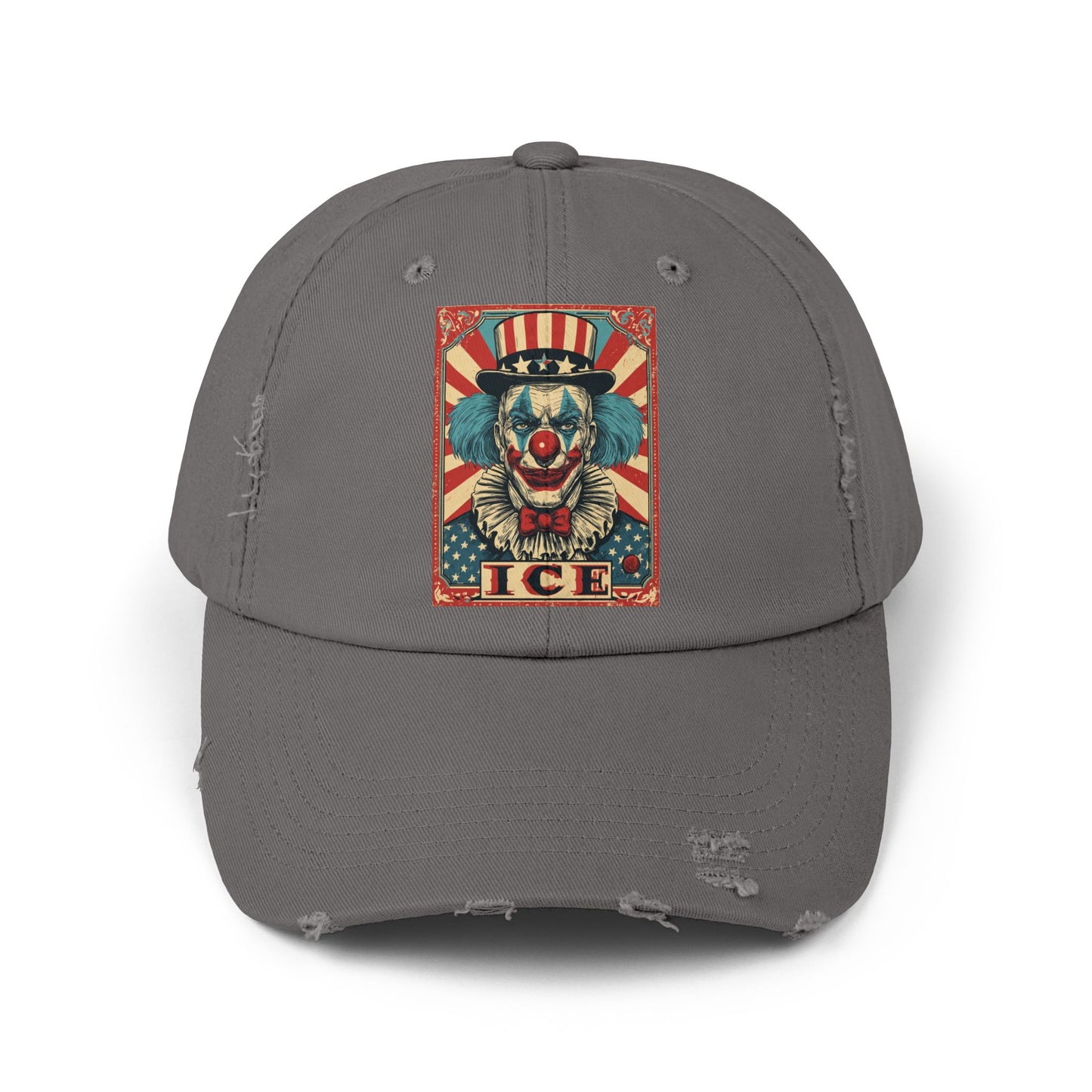 Liberaza: Activist Wear | MAGA Clown | Distressed all cotton cap | Made in the USA