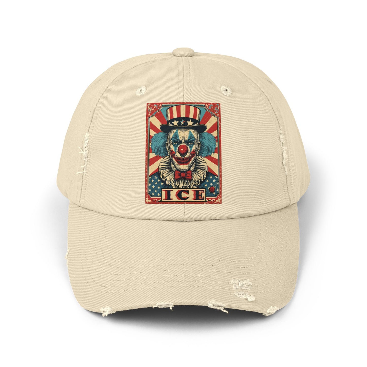 Liberaza: Activist Wear | MAGA Clown | Distressed all cotton cap | Made in the USA