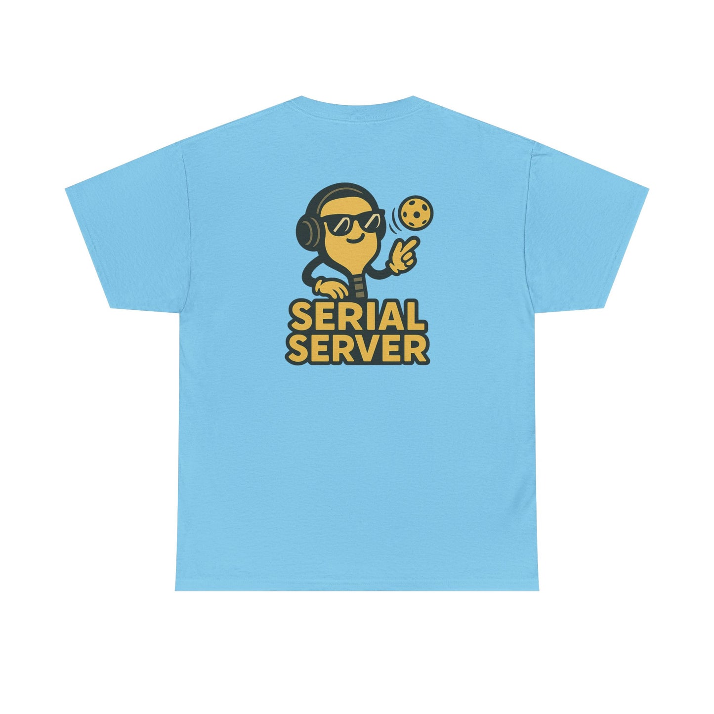 Pickleball: Unisex Heavy Cotton Tee with 'Serial Server' on the back Design, Cool Casual Tee for Food Lovers, Gamer Gift, Unique Graphic T-Shirt, Summer [...]