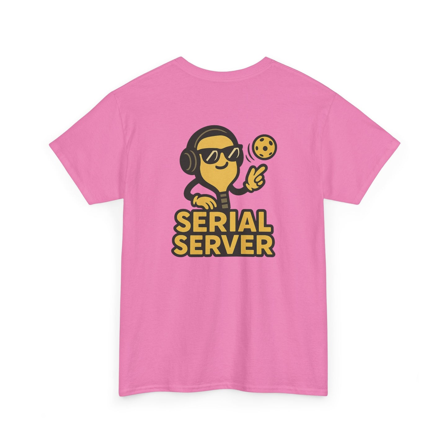 Pickleball: Unisex Heavy Cotton Tee with 'Serial Server' on the back Design, Cool Casual Tee for Food Lovers, Gamer Gift, Unique Graphic T-Shirt, Summer [...]
