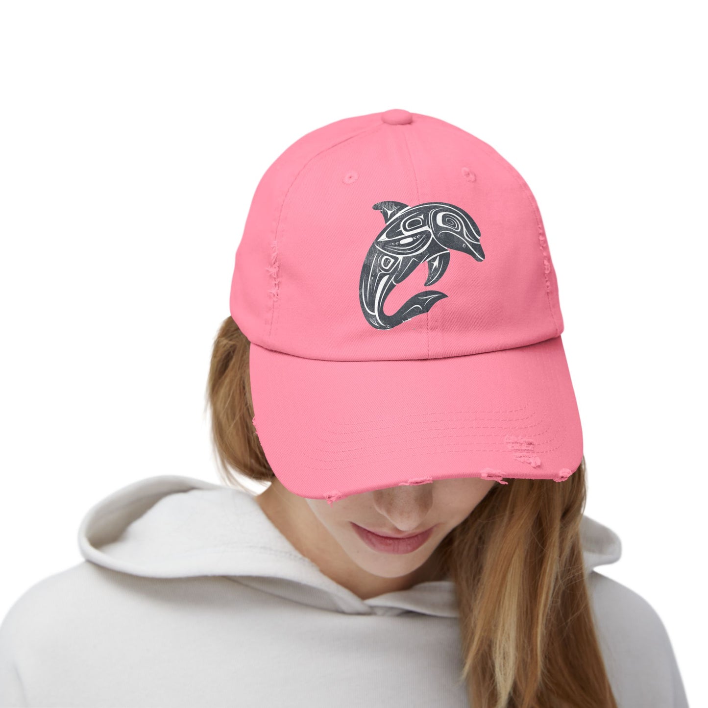 Spirit Animal Cap - Dolphin | Playful intelligence, harmony, breath-led calm; communicate with heart.