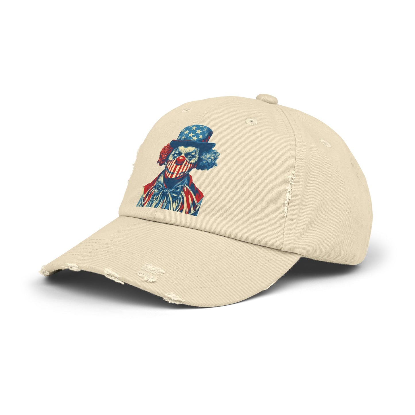 Liberaza: Activist Wear | MAGA Clown | Distressed all cotton cap | Made in the USA