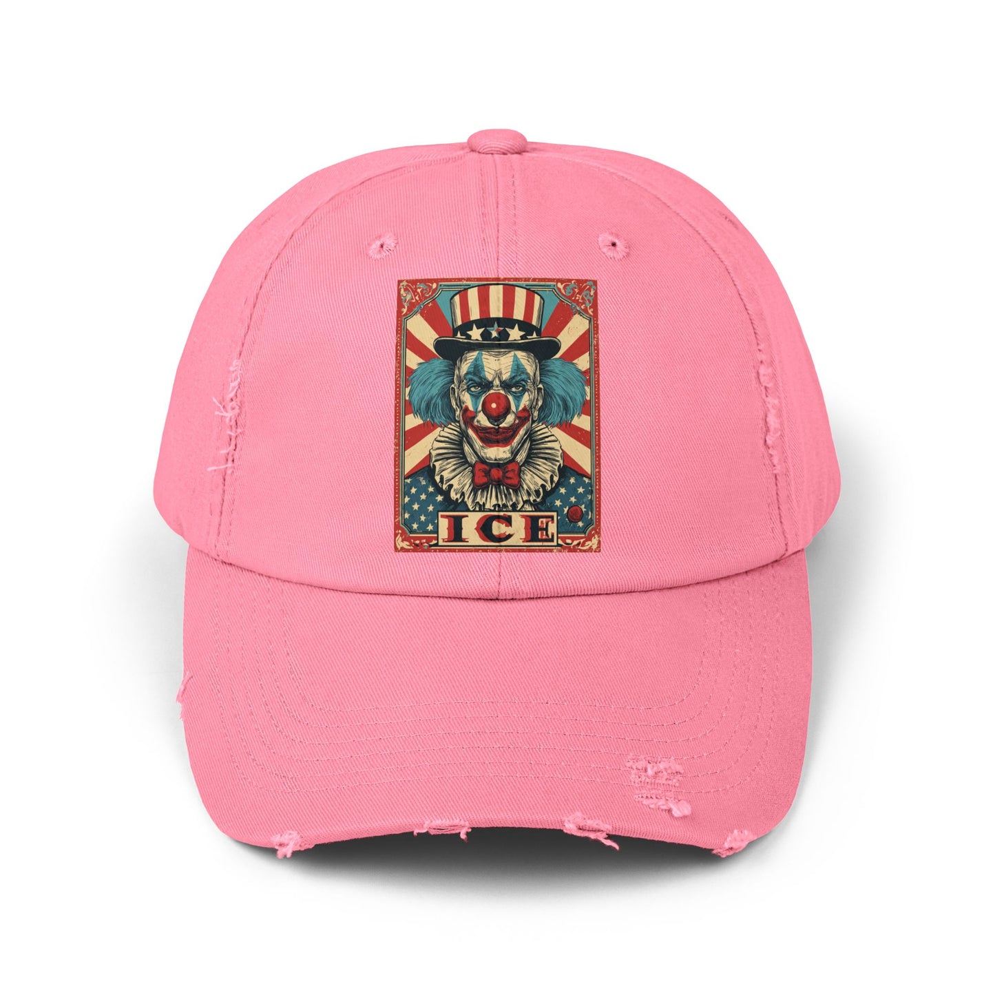 Liberaza: Activist Wear | MAGA Clown | Distressed all cotton cap | Made in the USA