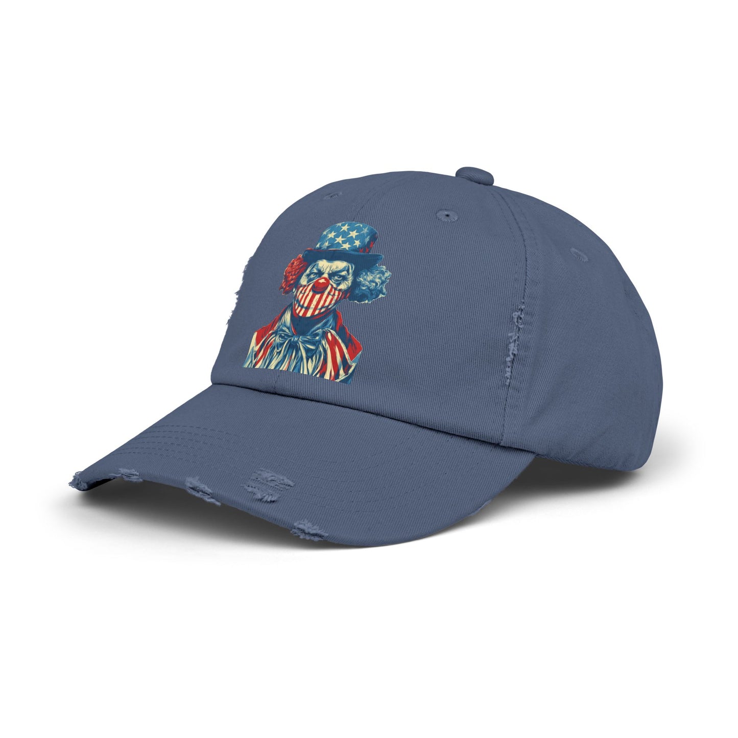 Liberaza: Activist Wear | MAGA Clown | Distressed all cotton cap | Made in the USA