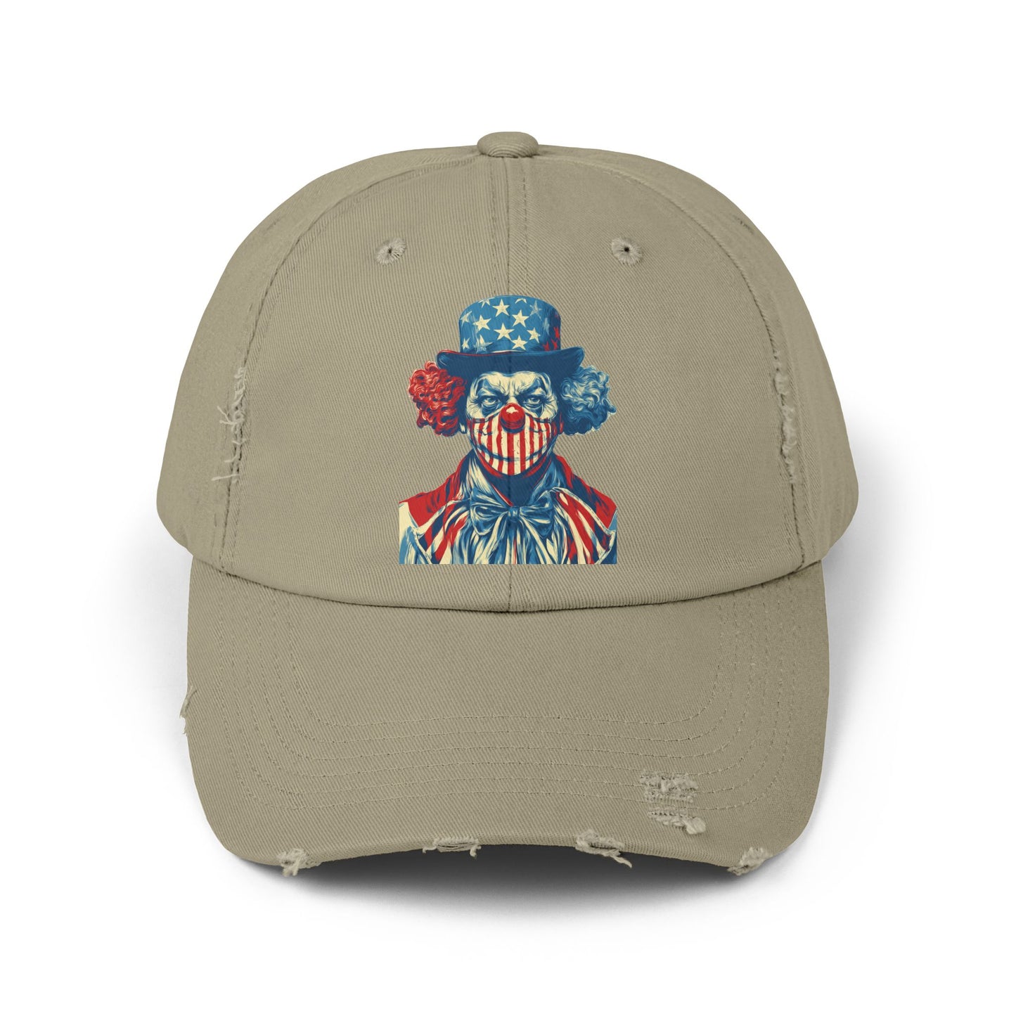 Liberaza: Activist Wear | MAGA Clown | Distressed all cotton cap | Made in the USA