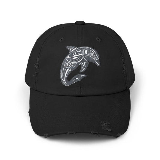 Spirit Animal Cap - Dolphin | Playful intelligence, harmony, breath-led calm; communicate with heart.