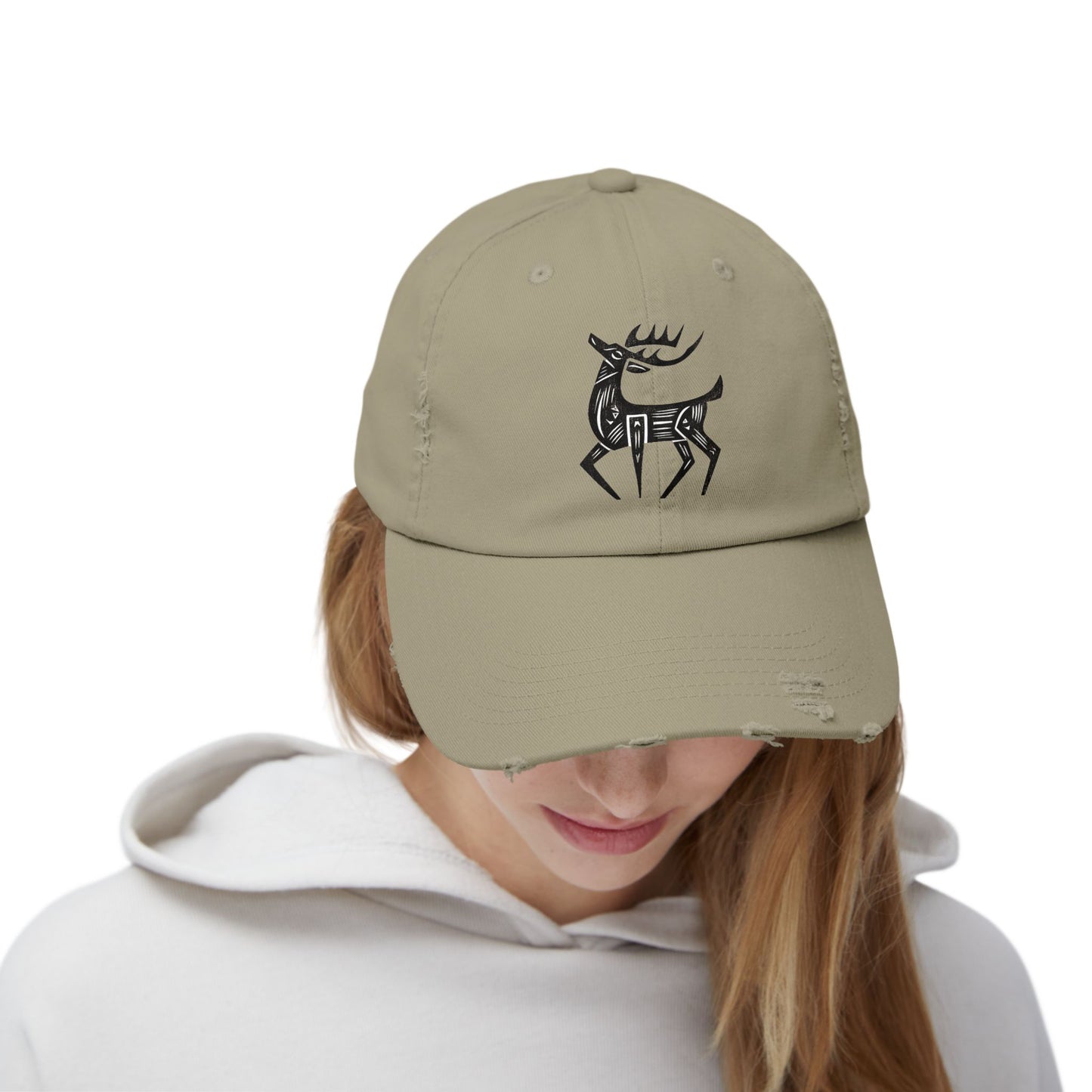 Spirit Animal Cap - Stag | Noble presence, renewal, dignified leadership; grace under pressure.