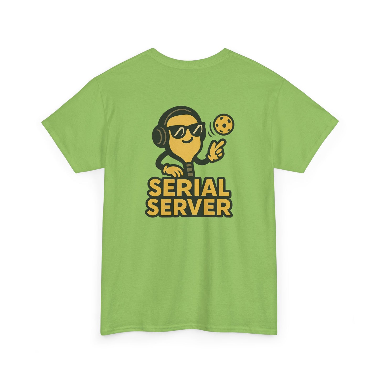 Pickleball: Unisex Heavy Cotton Tee with 'Serial Server' on the back Design, Cool Casual Tee for Food Lovers, Gamer Gift, Unique Graphic T-Shirt, Summer [...]